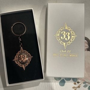 Walt Disney World Club 33 Key Chain